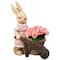 18.75" Girl Rabbit Outdoor Easter Garden Planter